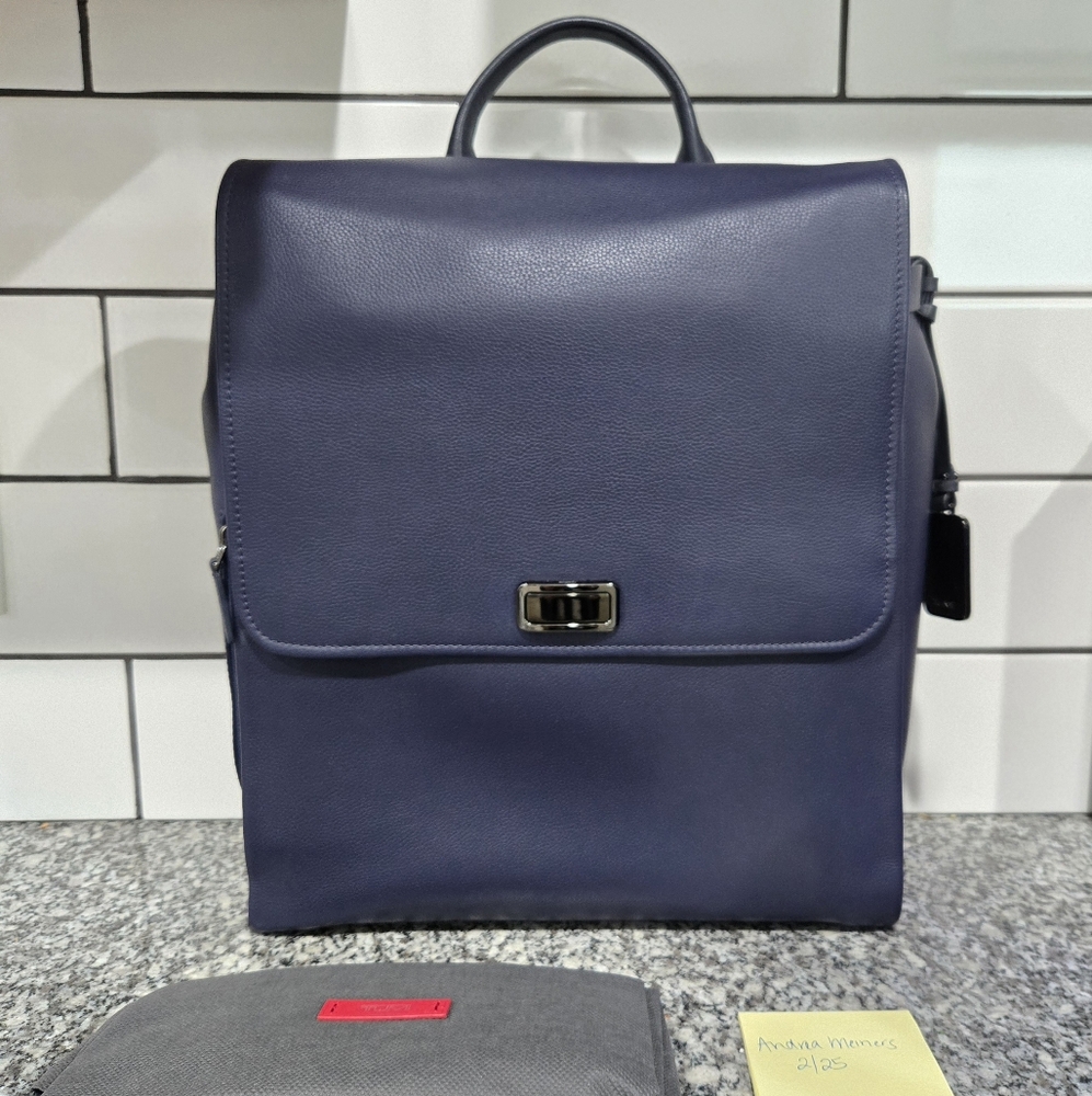 Tumi Stanton Lisette Leather Backpack